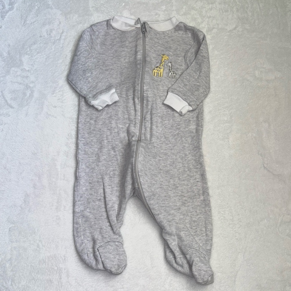 (2 for$10) George gender neutral full zip footie/ sleeper